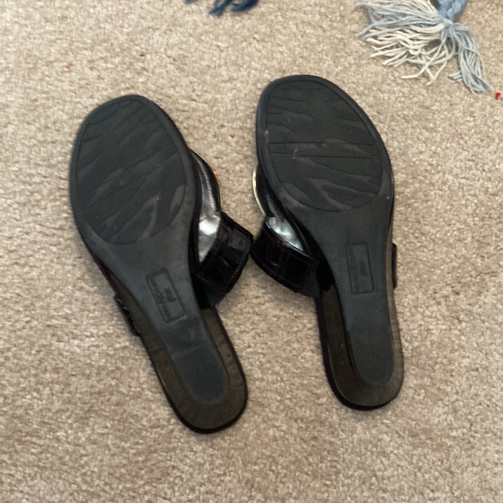 Anne Klein flex black shoe sz 9.5 - Picture 2 of 3